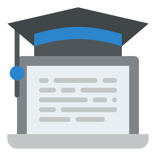 Online learning icon