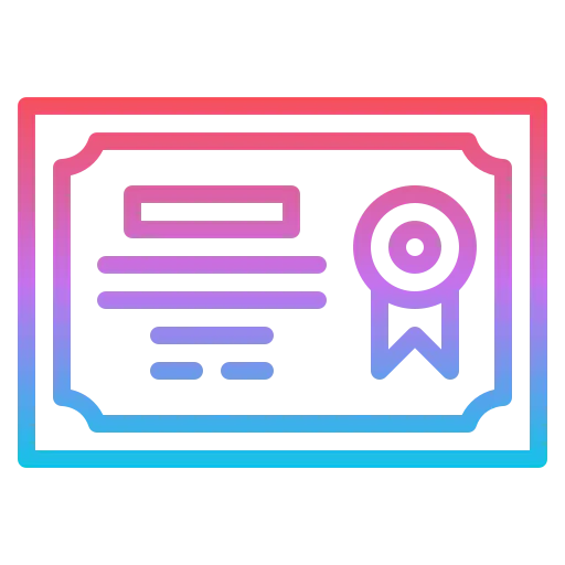 Certificate icon