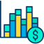 Bar chart icon 64x64