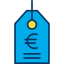 Euro tag icon 64x64