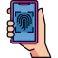 Fingerprint scan icon 64x64