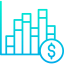 Bar chart icon 64x64