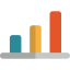 Bar chart icon 64x64