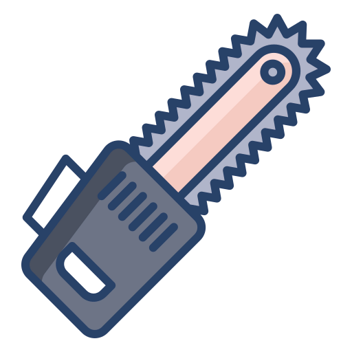 Saw machine icon