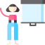 Projector screen ícono 64x64