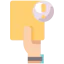 Yellow card icon 64x64