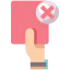 Red card icon 64x64