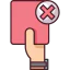 Red card icon 64x64