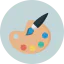 Paint palette icon 64x64