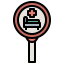 Hospital sign icon 64x64