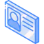 Id card icon 64x64