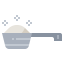 Laundry detergent measuring spoon icon 64x64