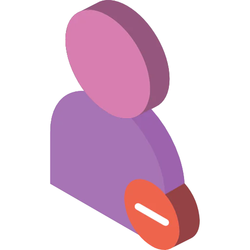 Remove user icon