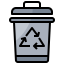 Trash bin icon 64x64