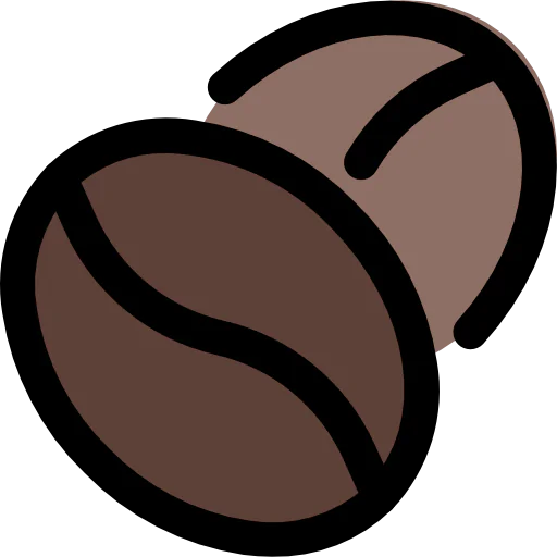 Coffee beans icon