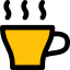Hot coffee icon 64x64