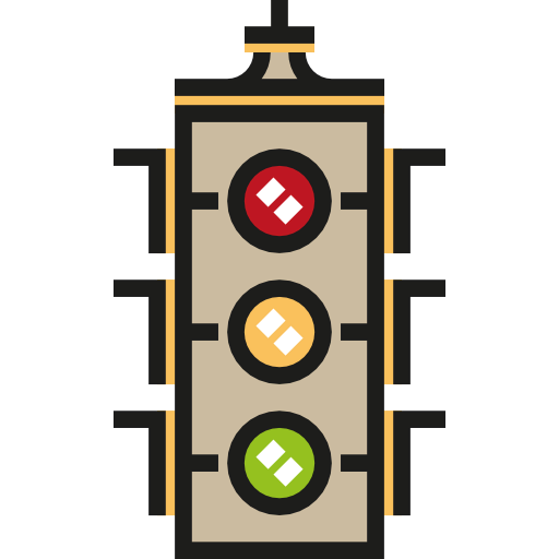 Traffic light icon