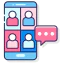 Online meeting Symbol 64x64