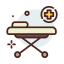 Medical stretcher icon 64x64