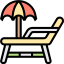 Beach chair ícono 64x64