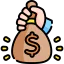 Money bag icon 64x64