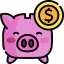 Piggy bank icon 64x64