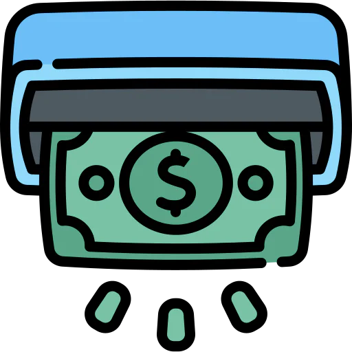 Atm machine icon