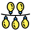 Christmas lights icon 64x64
