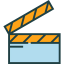 Clapperboard icon 64x64