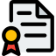 Certificate icon 64x64
