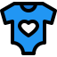 Baby clothes icon 64x64