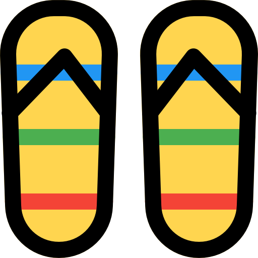Flip flops icon