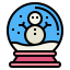 Snow globe icon 64x64