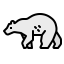 Polar bear icon 64x64