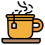 Hot tea icon 64x64