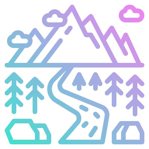 Mountain view icon