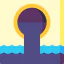 Water pollution icon 64x64