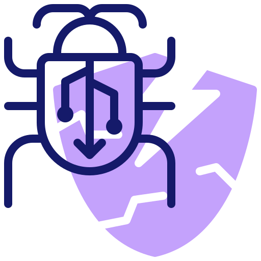 Computer bug icon