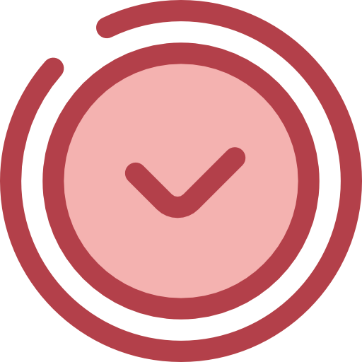 Round clock icon