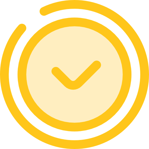 Round clock icon
