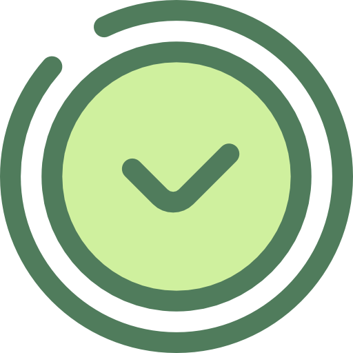 Round clock icon