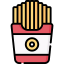 French fries icon 64x64