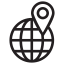 Earth globe Symbol 64x64