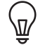 Light bulb Symbol 64x64