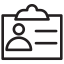 Id card Symbol 64x64