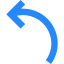 Curve arrow icon 64x64