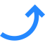 Curve arrow icon 64x64