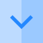 Down chevron icon 64x64