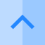 Up chevron icon 64x64