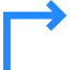 Turn right icon 64x64
